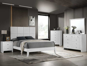 Denker Bedroom Set White