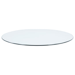 54-inch 10mm Round Clear Tempered Glass Top