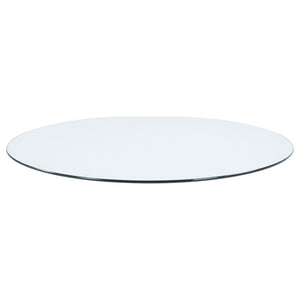 54-inch 10mm Round Clear Tempered Glass Top