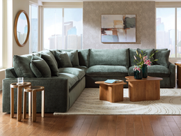 Carriage View Jade 3-Piece Sectional