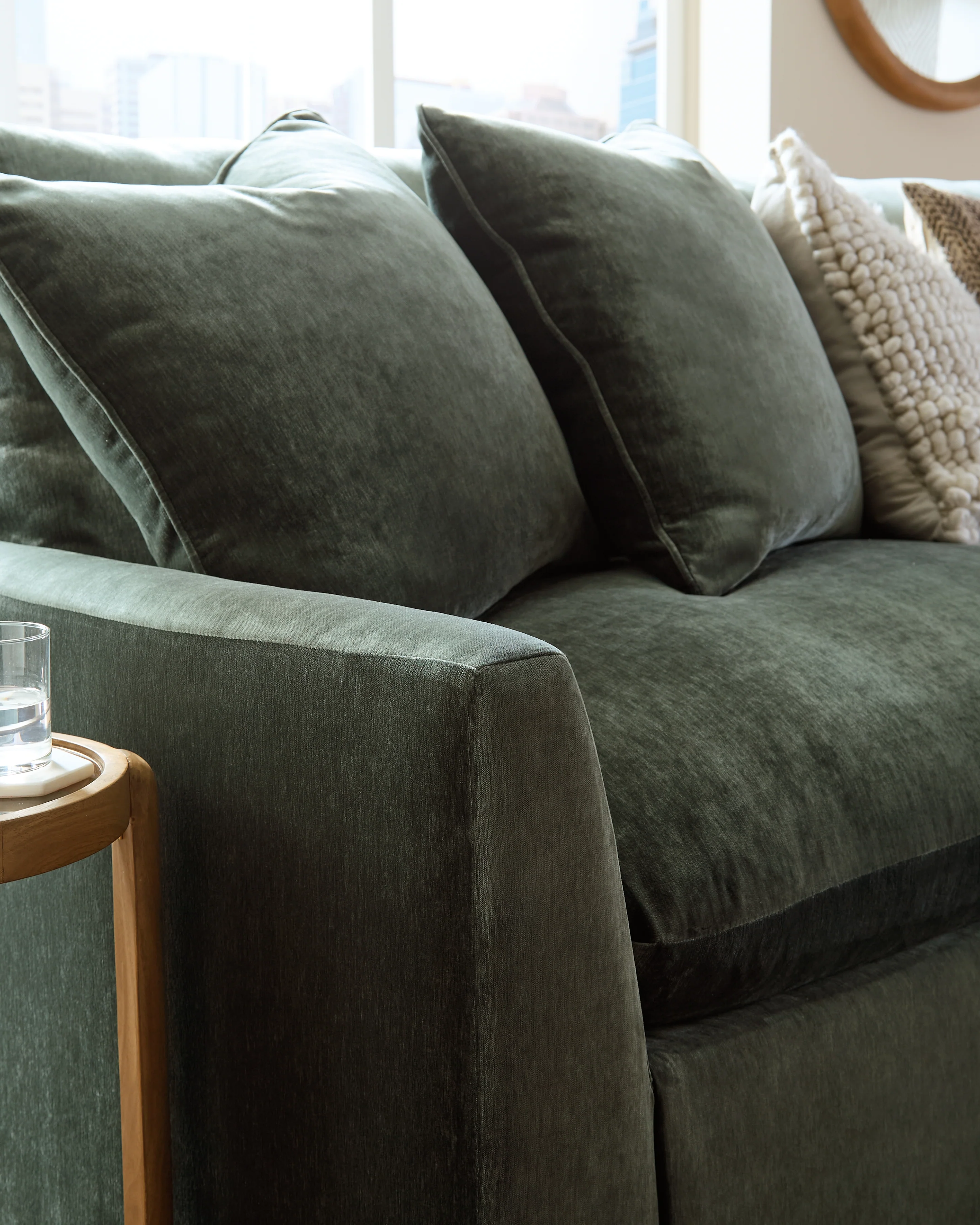 Carriage View Jade 3-Piece Sectional