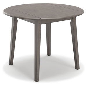 Shullden Round DRM Drop Leaf Table