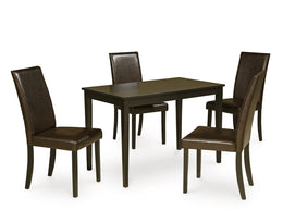Kimonte Dining Table and 4 Chairs