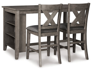 Caitbrook Counter Height Dining Table and Barstools