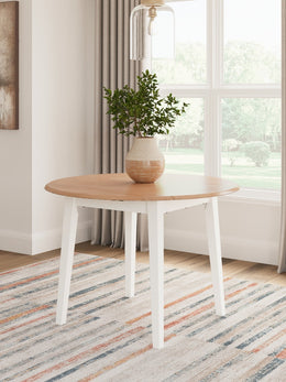 Gesthaven Round DRM Drop Leaf Table