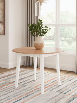 Gesthaven Round DRM Drop Leaf Table