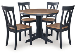Landocken Dining Table and 4 Chairs