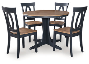 Landocken Dining Table and 4 Chairs