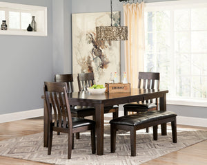 Haddigan Counter Height Dining Table and 4 Barstools