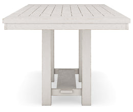 Robbinsdale Counter Height Dining Table and 6 Barstools and Bench with Storage