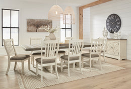 Bolanburg Dining Table and 6 Chairs with Storage