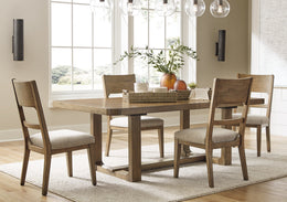 Cabalynn Counter Height Dining Table and Barstools