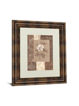 Single Rose By Vivian Flasch 34X40 Framed Print