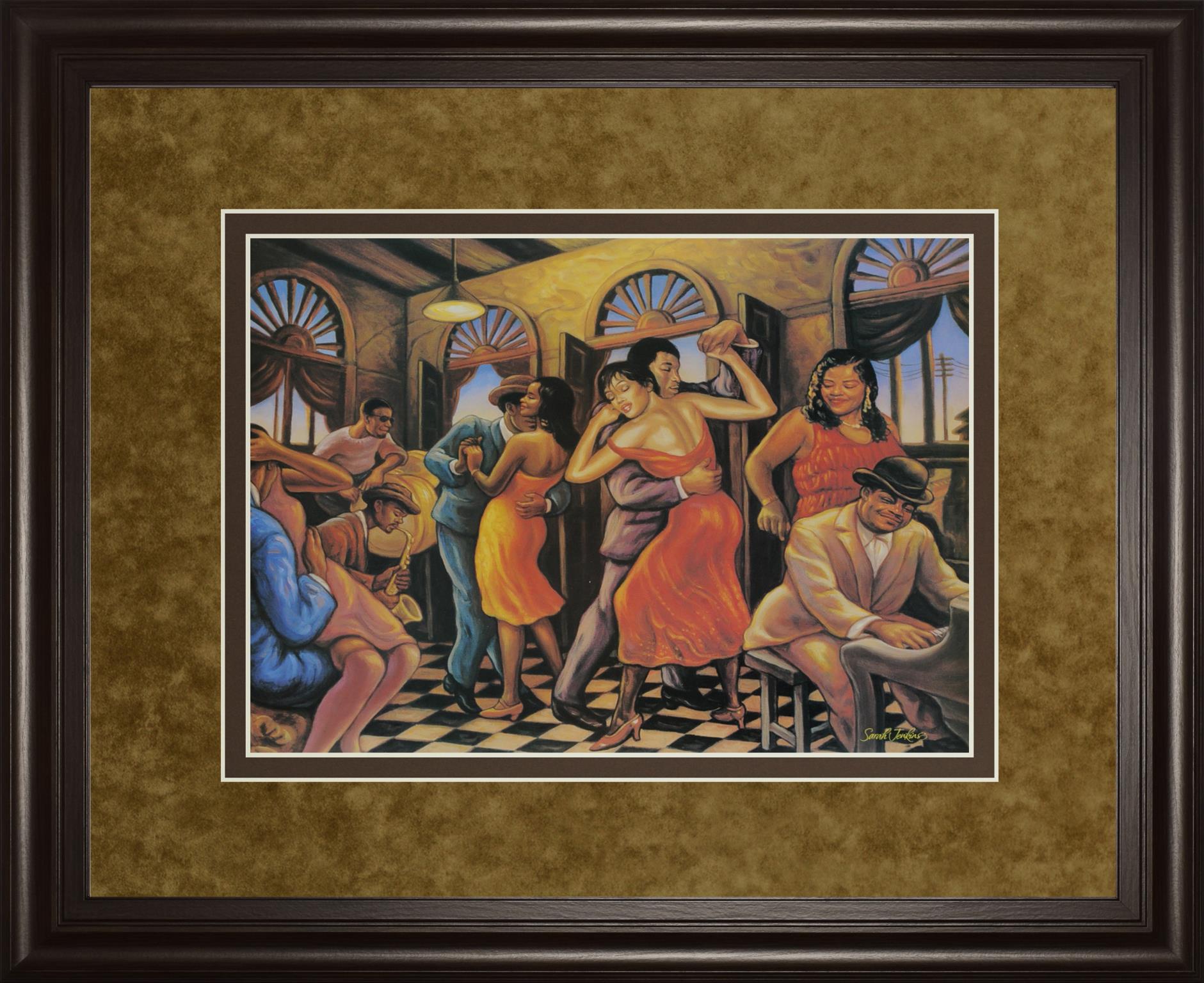 Roadhouse  By Sarah Jenkins 34X40 Framed Print