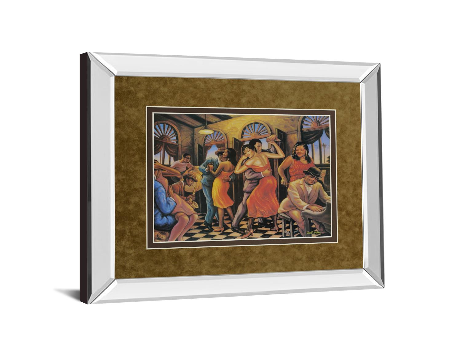 Mirrored Frame Roadhouse  By Sarah Jenkins 34X40 Mirror Frame Print