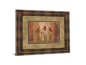 The Iris Style By Vivian Flasch 34X40 Framed Print