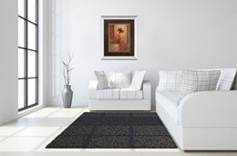 Mirrored Frame Lily Silhouette By Vivian Flasch 34X40 Mirror Frame Print