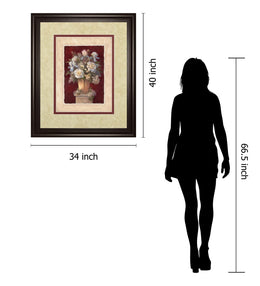 Traditional Red Ii By Vivian Flasch 34X40 Framed Print
