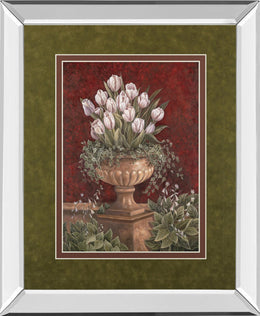 Mirrored Frame Alexa'S Tulips By Betsy Brown 34X40 Mirror Frame Print