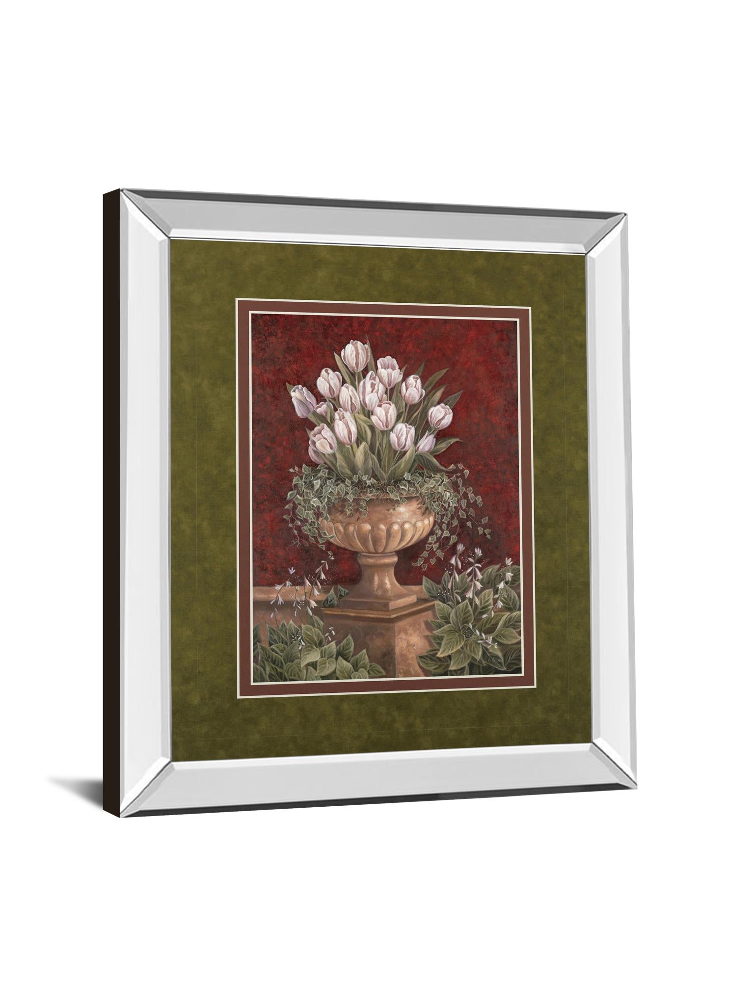 Mirrored Frame Alexa'S Tulips By Betsy Brown 34X40 Mirror Frame Print