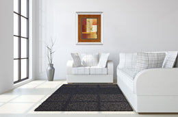 Mirrored Frame Contemporary Bamboo I By Estudio Arte 34X40 Mirror Frame Print