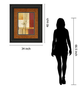 Contemporary Bamboo Ii By Estudio Arte 34X40 Framed Print