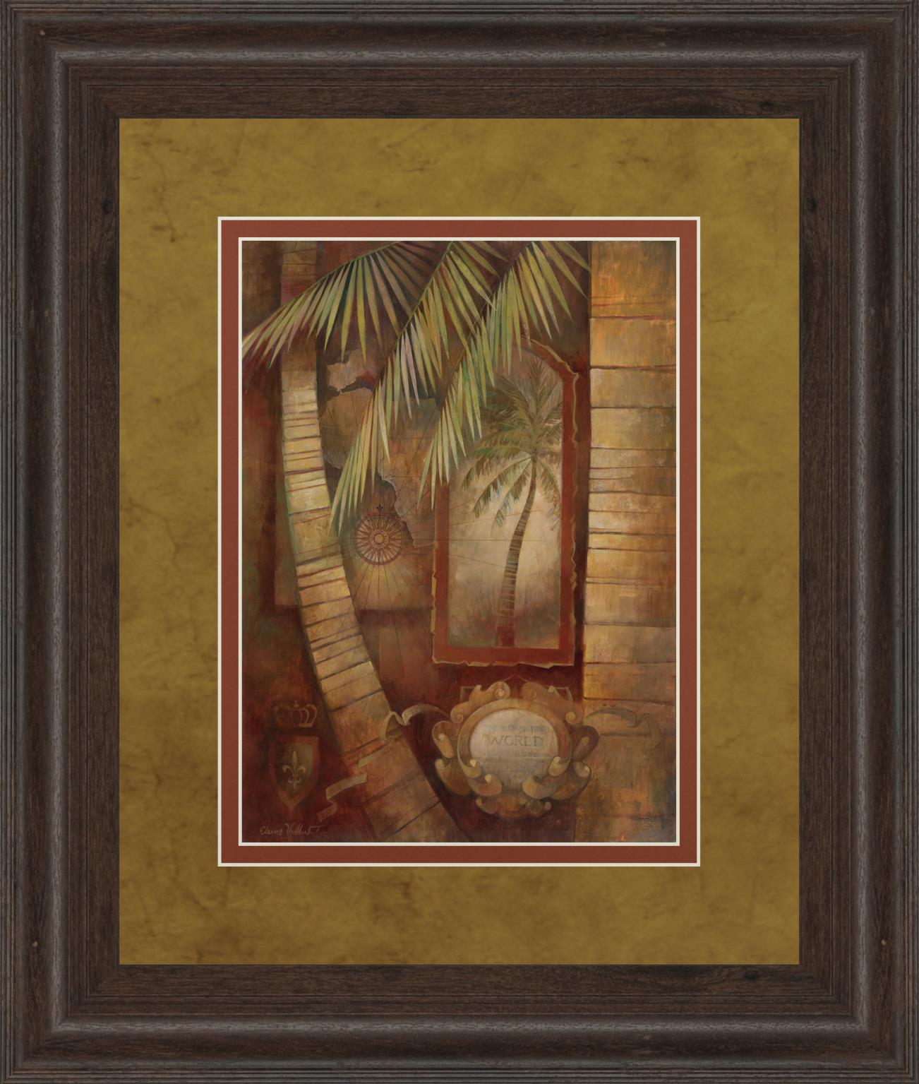Global Winds Ii By Eliane Volherbst-Lane 34X40 Framed Print