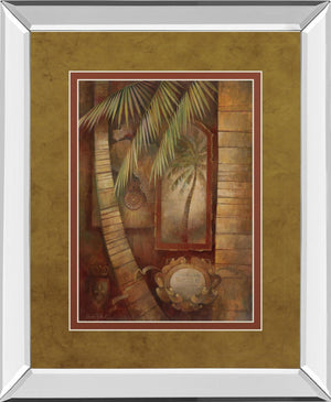 Mirrored Frame Global Winds Ii By Eliane Volherbst-Lane 34X40 Mirror Frame Print