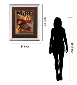 Mirrored Frame Director'S Cut Awardsa By Conrad Knutsen 34X40 Mirror Frame Print