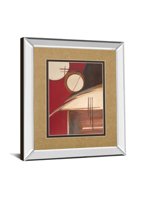 Mirrored Frame Circa Design Ii By Joy Alldredge 34X40 Mirror Frame Print
