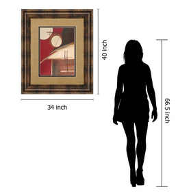 Circa Design Ii By Joy Alldredge 34X40 Framed Print