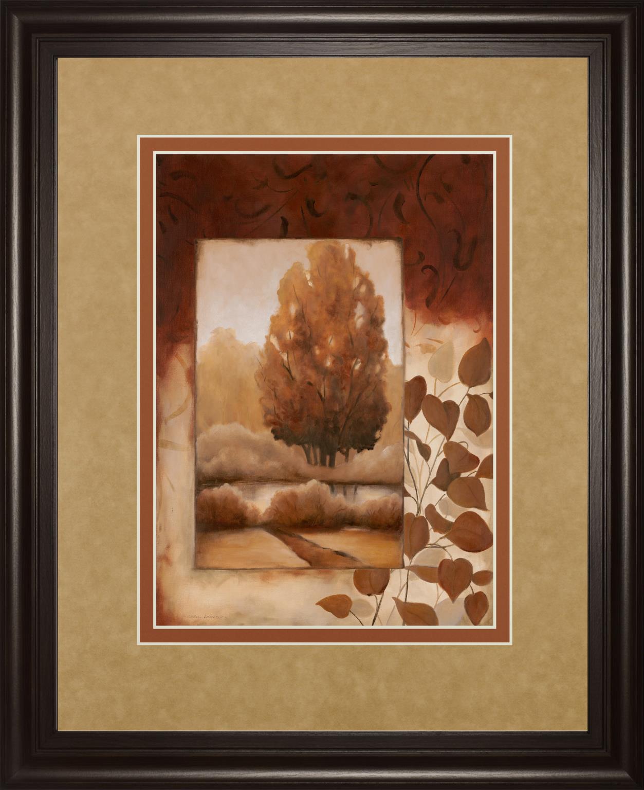 Fall Vignette Ii By Carol Robinson 34X40 Framed Print