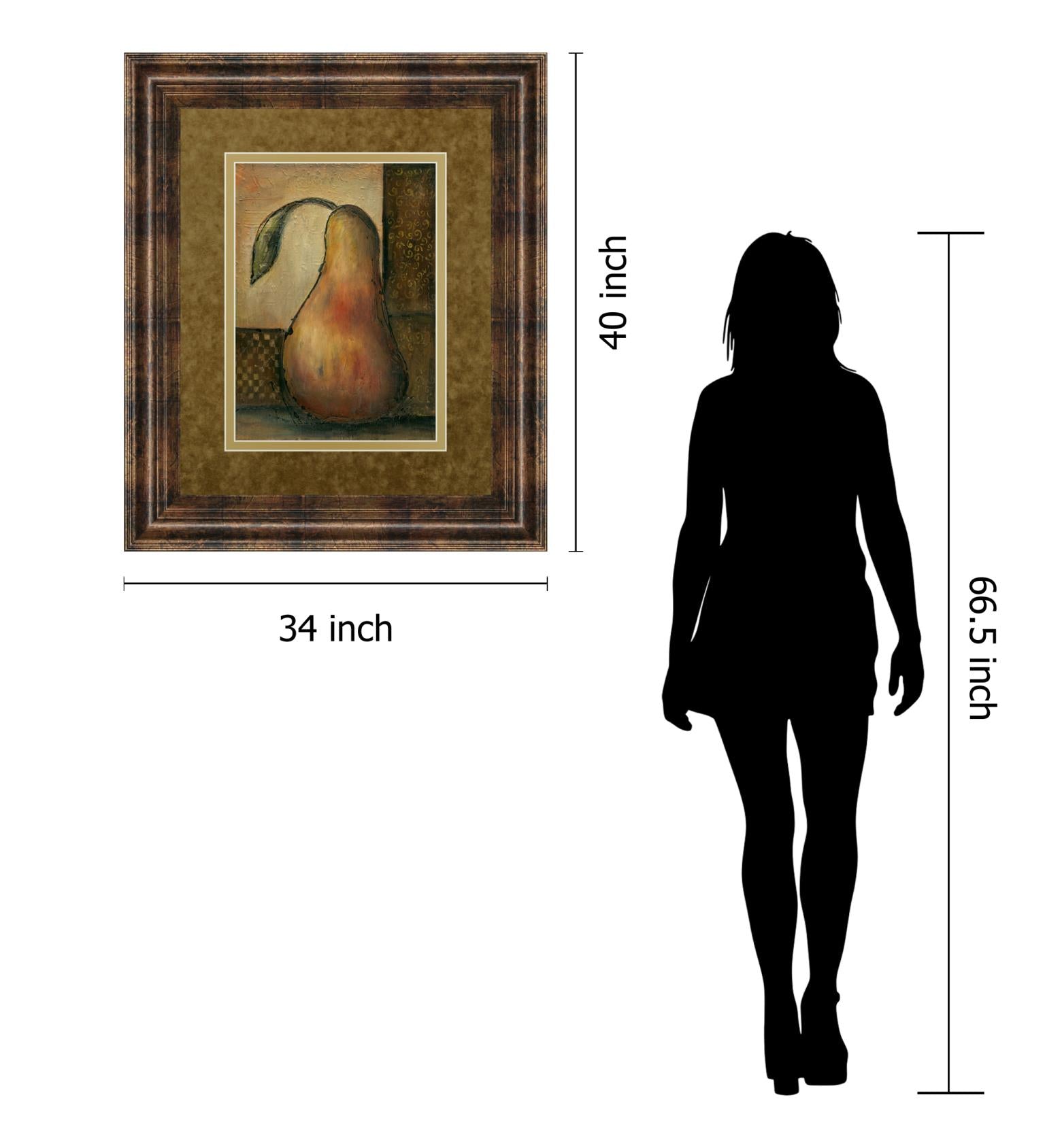 Peralicous Ii By Joyce Combs 34X40 Framed Print