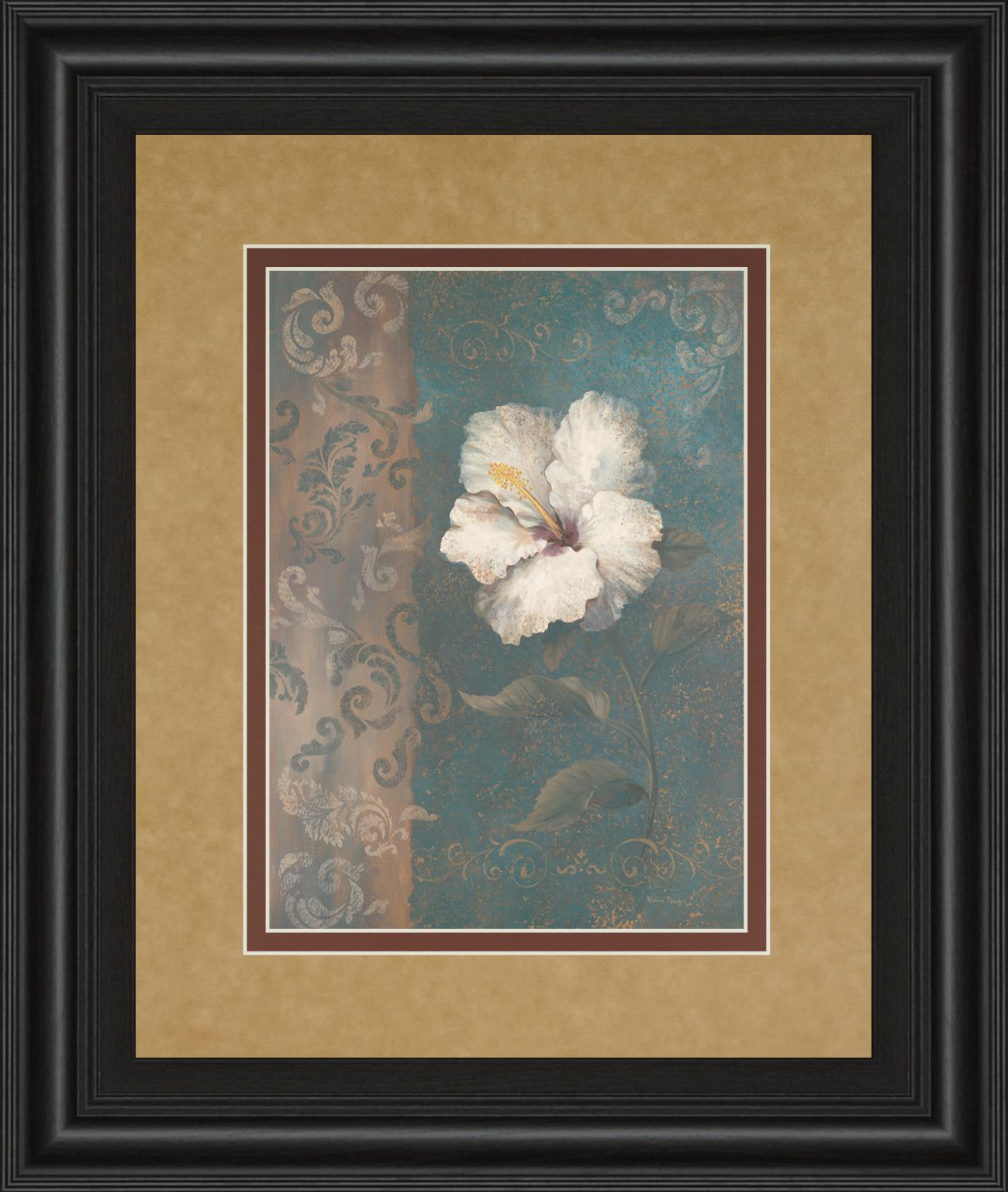 Floral Trans Ii By Vivian Flasch 34X40 Framed Print