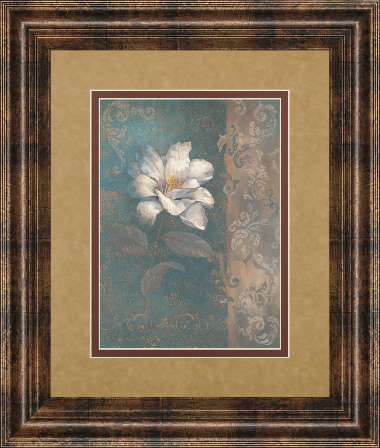 Floral Trans I By Vivian Flasch 34X40 Framed Print