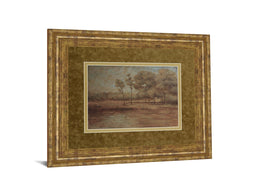 Woodland Solitude By Veronica Faust 34X40 Framed Print