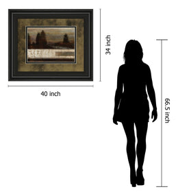 Quiet Forest  By Roxi Gray 34X40 Framed Print