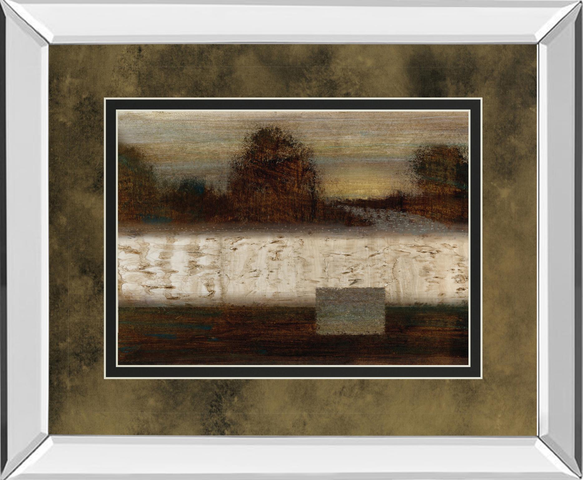 Mirrored Frame Secluded Forest By Roxi Gray 34X40 Mirror Frame Print