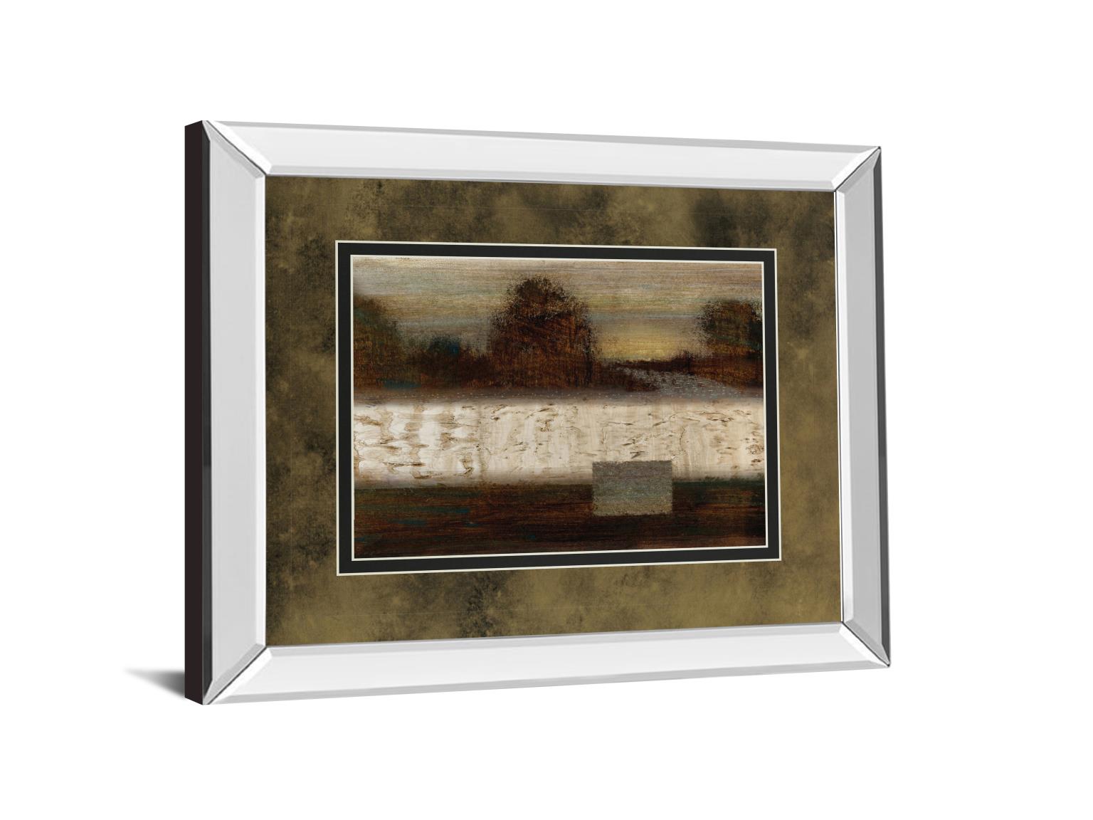 Mirrored Frame Secluded Forest By Roxi Gray 34X40 Mirror Frame Print