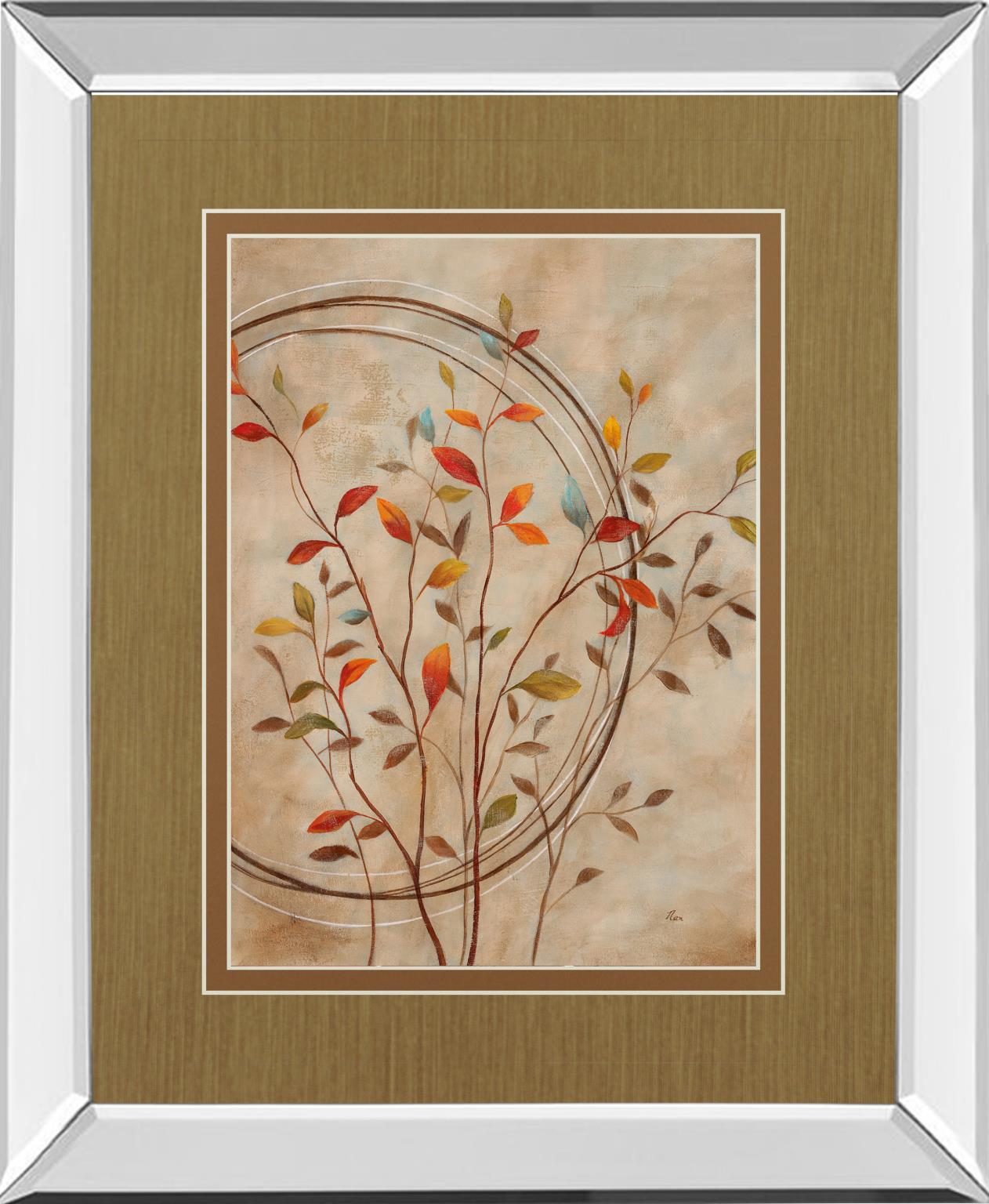 Mirrored Frame Autumn'S Delight Ii By Nan 34X40 Mirror Frame Print
