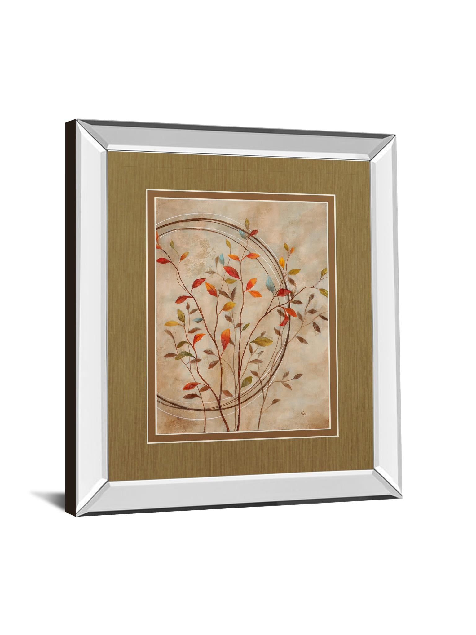Mirrored Frame Autumn'S Delight Ii By Nan 34X40 Mirror Frame Print