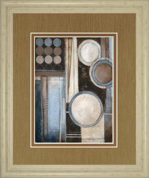 Blue Notes Ii By Kimberly Poloson 34X40 Framed Print