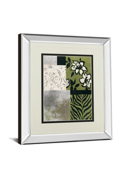 Mirrored Frame Playing With Patterns Ii By Cheryl Martin 34X40 Mirror Frame Print