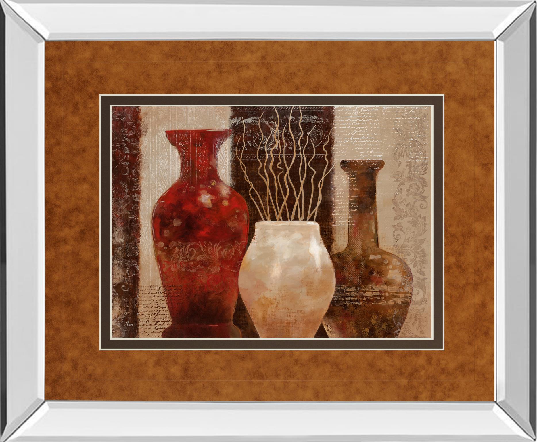 Mirrored Frame Mediterranean Style I By Nan 34X40 Mirror Frame Print