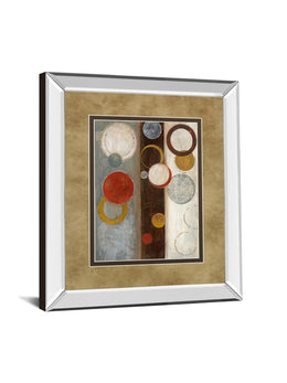 Mirrored Frame Crescent Moon I By Tava Studio 34X40 Mirror Frame Print