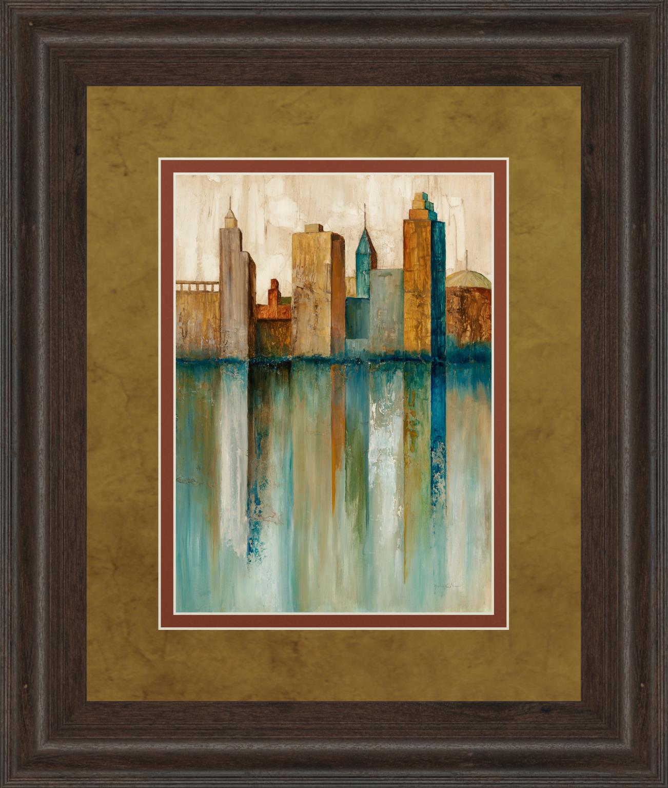 City View Ii By Norm Olson 34X40 Framed Print