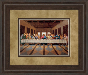 Last Supper By 34X40 Framed Print