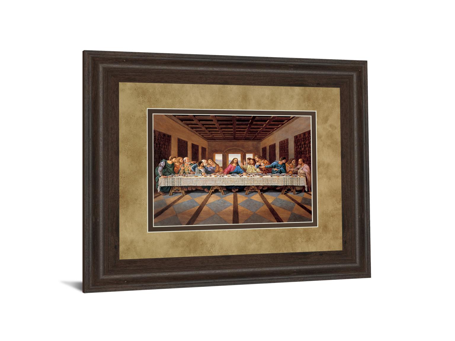 Last Supper By 34X40 Framed Print