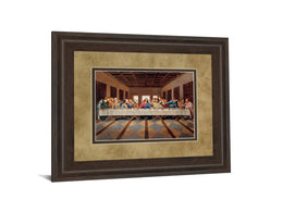 Last Supper By 34X40 Framed Print