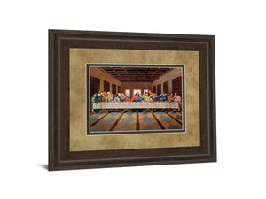 Last Supper By 34X40 Framed Print
